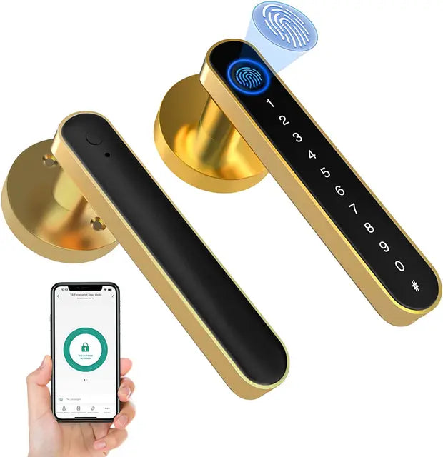 SecureTouch™ Smart Fingerprint Door Lock - armonhaven.com