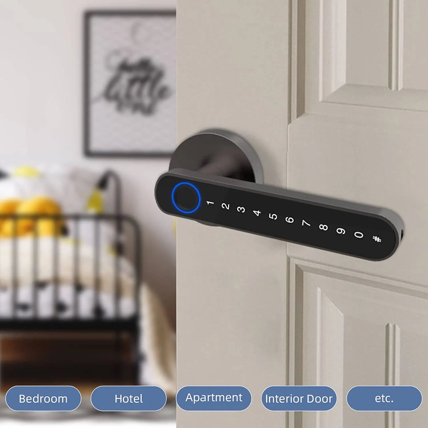 SecureTouch™ Smart Fingerprint Door Lock - armonhaven.com