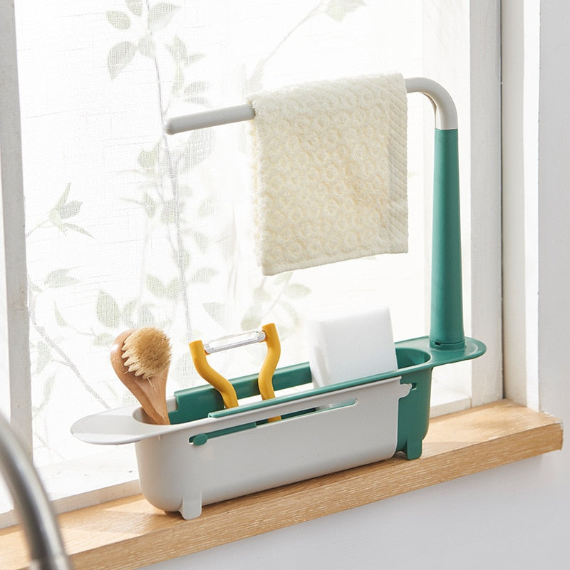 Telescopic Sink Storage Rack - armonhaven.com