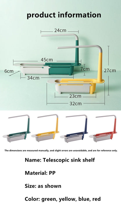 Telescopic Sink Storage Rack - armonhaven.com