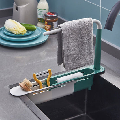 Telescopic Sink Storage Rack - armonhaven.com