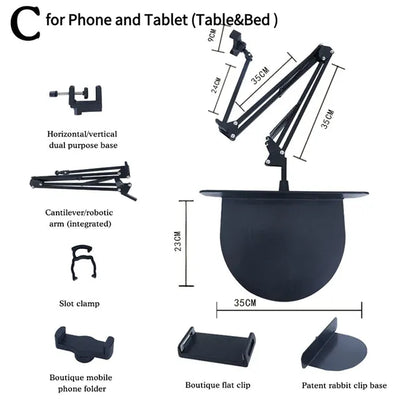 SlideFlex™️ - Your Ultimate Mobile Phone Tablet Stand for 2023!