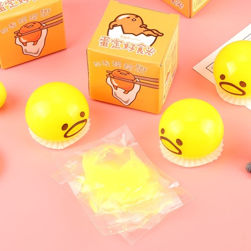 Squishy Puking Egg Yolk Stress Ball