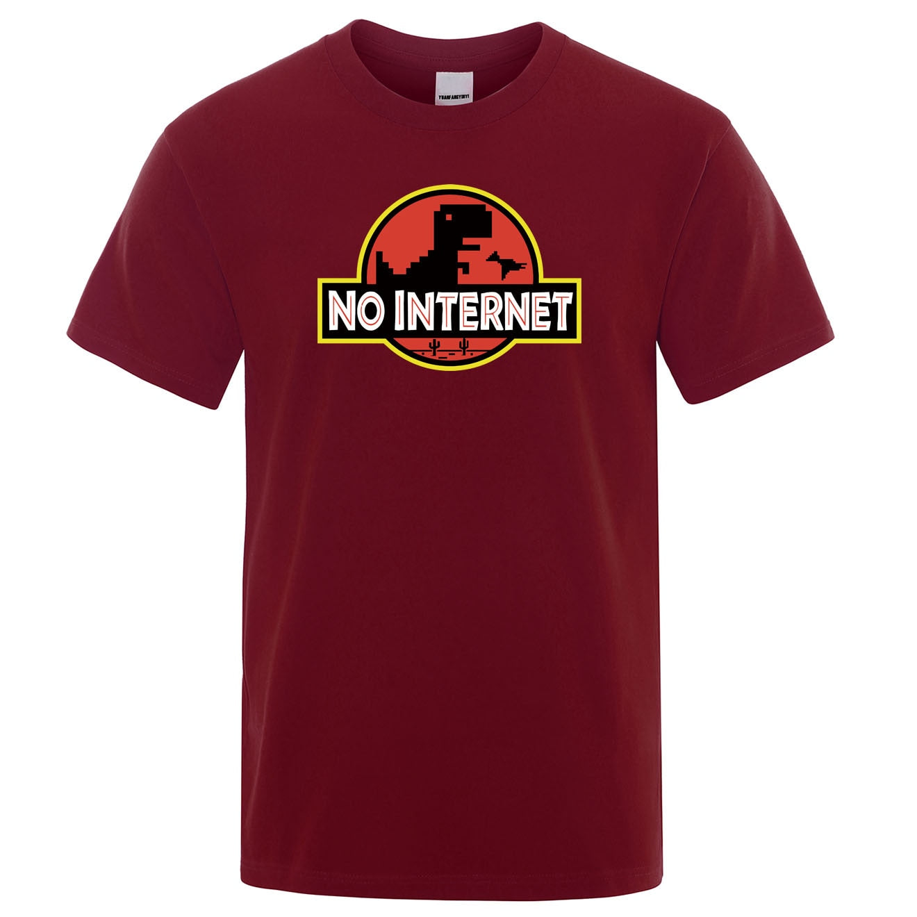 No internet Dinosaur T Shirt