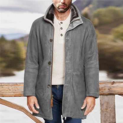 Sheepskin Casual Woolen Coat