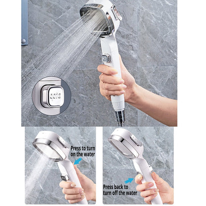 ShowerBoost - 4 Modes High Pressure Shower Head