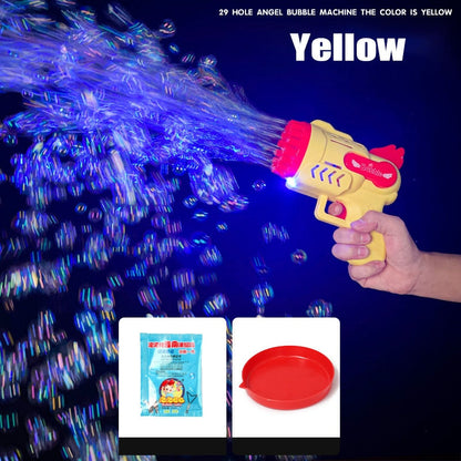 TankFlo - Bubble Machine Gun With Led Light Blower For Kids