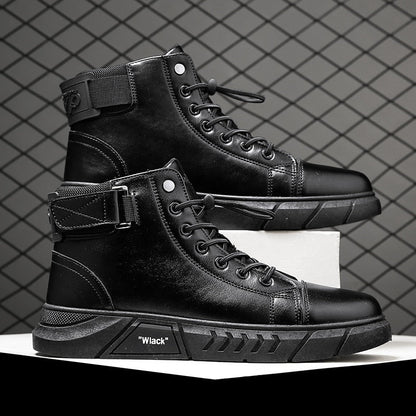 Men’s Black Leather Boots - armonhaven.com