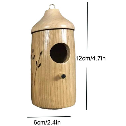 HumPod - Wooden Hummingbird House