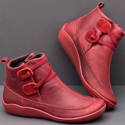 Vintage casual short ankle boots - armonhaven.com