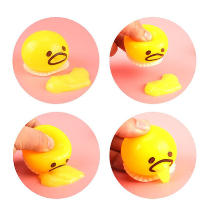 Squishy Puking Egg Yolk Stress Ball